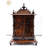 25" Handcrafted Wooden Puja Mandir – Temple Altar Cabinet with Doors & Storage Drawer for Home
