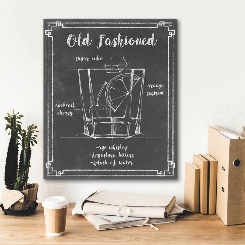  «Mixology 1» par Ethan Harper, art mural sur toile, 20 po x 24 po