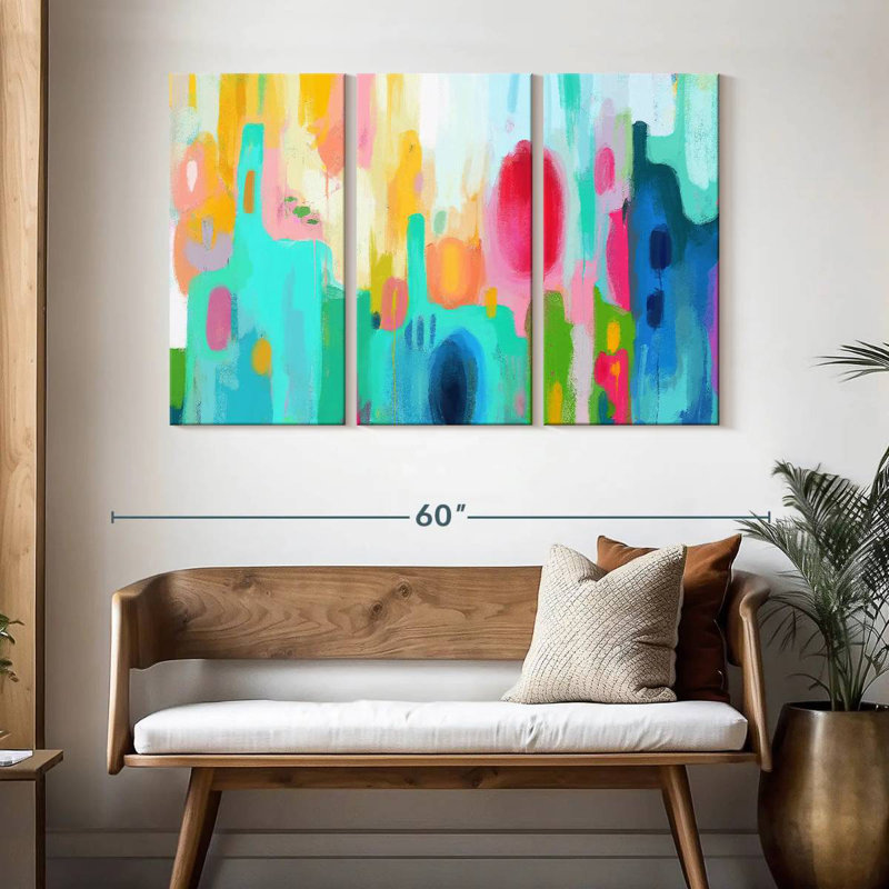 Avery Abstract Spring City, 32" H x 50" W
