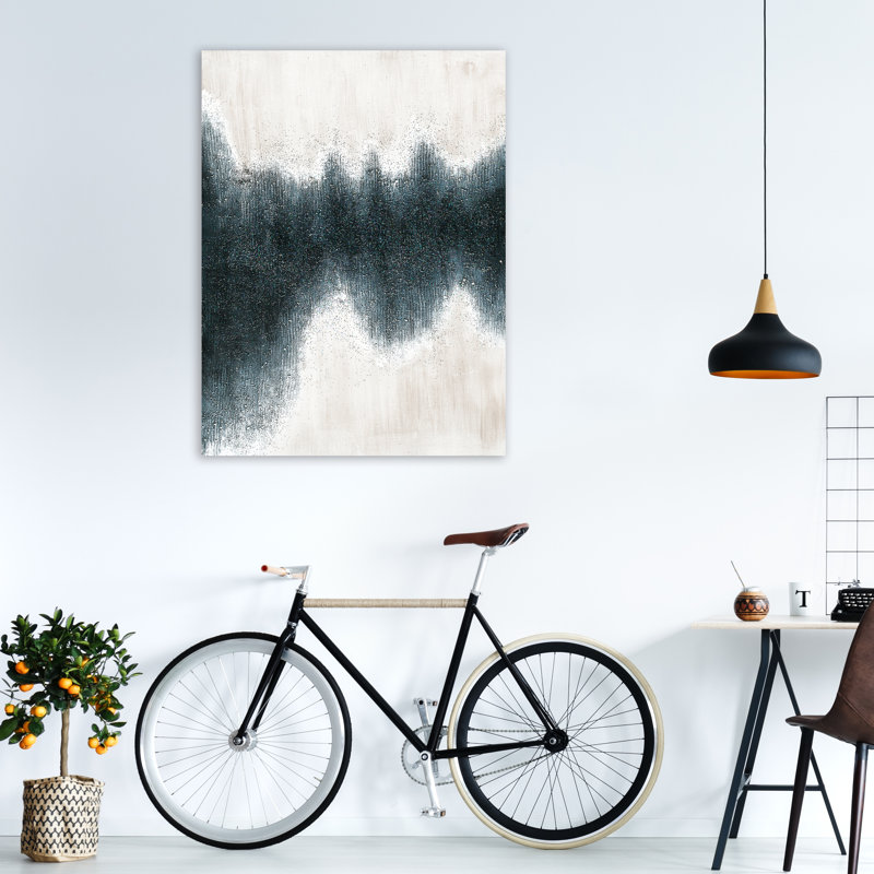 Peinture sur toile tendue, H 48 po x l 36 po x P 1,5 po