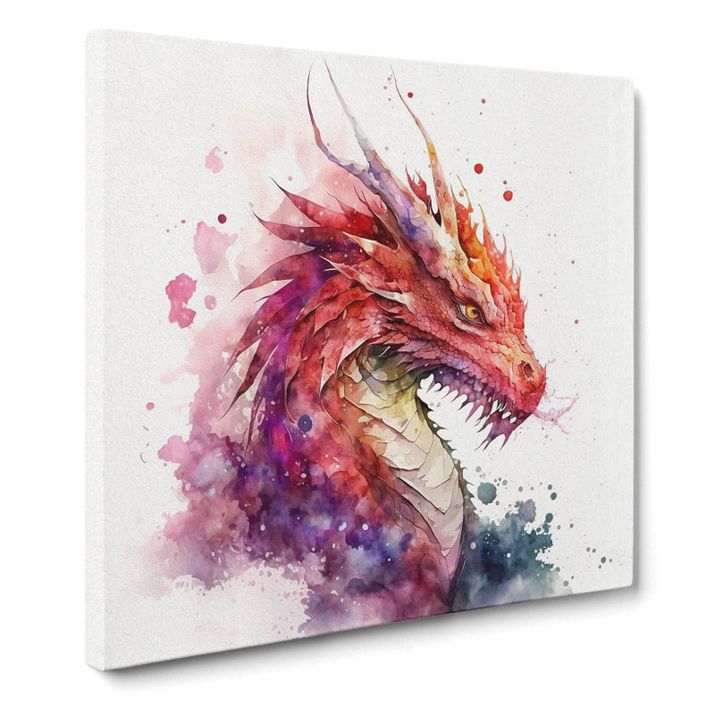 Dragon Watercolour No.1 - No Frame Print
