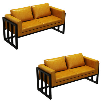 Faux Leather Upholstered Bench