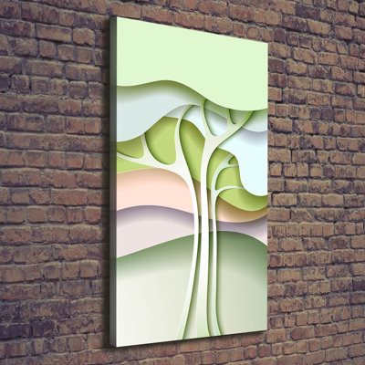 Abstract Tree - Wrapped Canvas Print