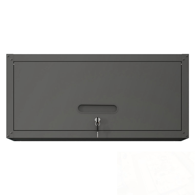 Wall Mounted Metal Storage Cabinet With Lockable Door