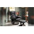 Faux Leather Massage Chair with Ottoman-465345594