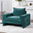 Arden Mid-Century Modern Chenille Upholstered Armchair With Wide Armrests And Oversized Cushions-116427471