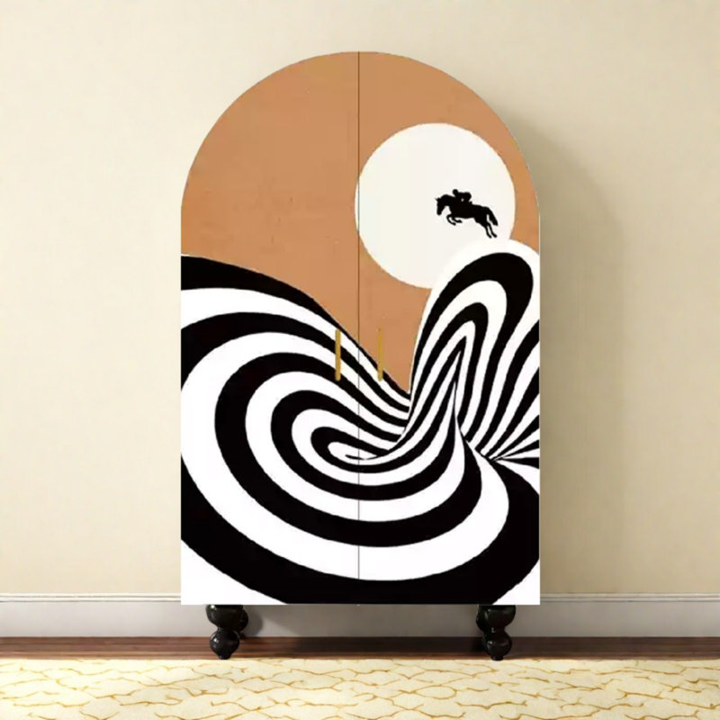Armoire moderne minimaliste à deux portes