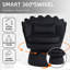 Fauteuil d'appoint rembourré et pivotant en velours-703192147