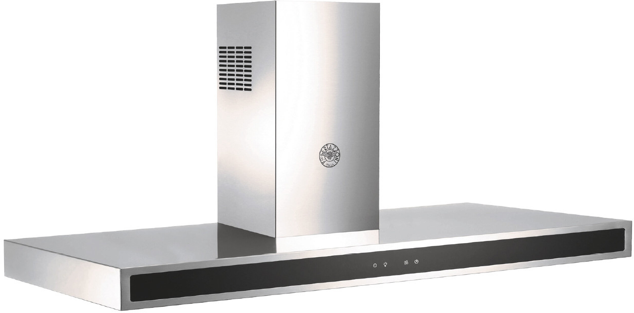 36 Inch Island Range Hood 350 CFM Touch Control Silver