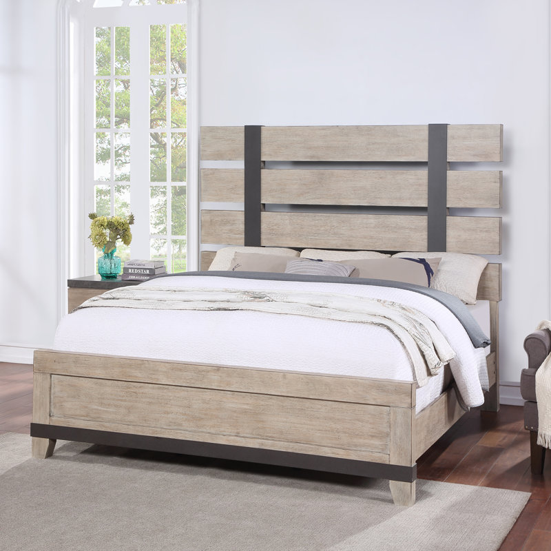 Chadha Solid Wood Standard Bed, Queen