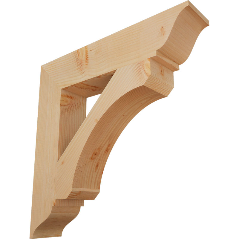 Support traditionnel lisse l 5 1/2 po x P 30 po x H 30 po, sapin Douglas, Douglas (lisse), H 30 po x l 5,5 po x P 30 po