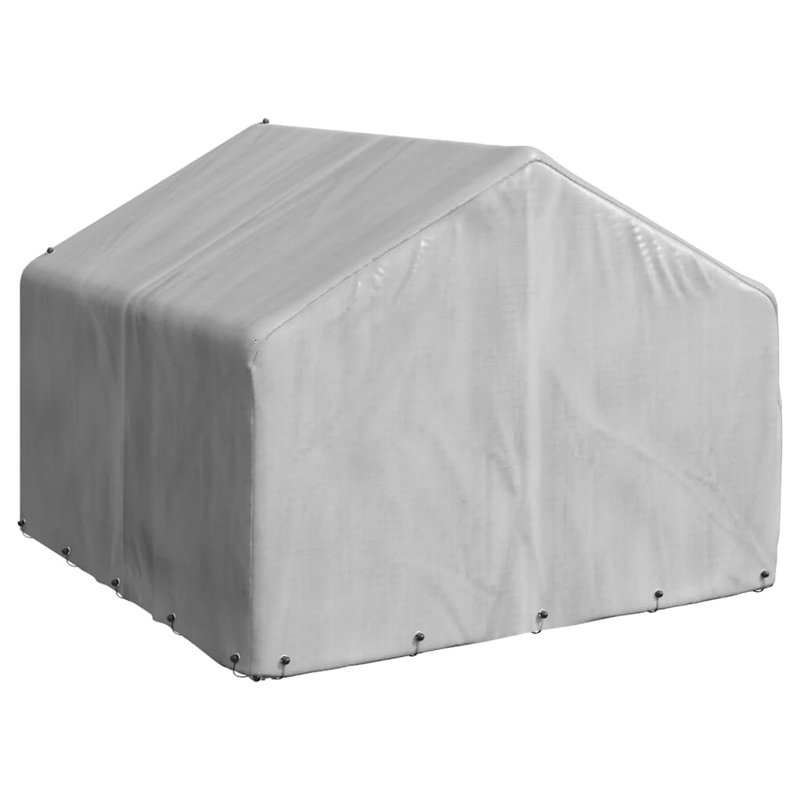 Galvanised Steel Dog House, 150cm H x 200cm W x 200cm D
