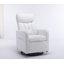 Chaise berçante pivotante en tissu Teddy-93996430