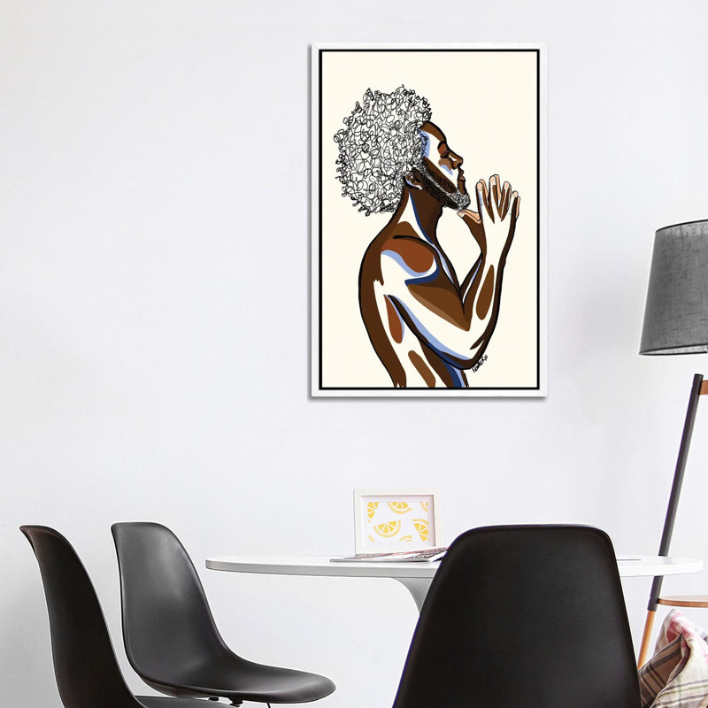 Brother by NoelleRx - Print on Canvas, White Framed, 101.6 cm H x 66.04 cm W