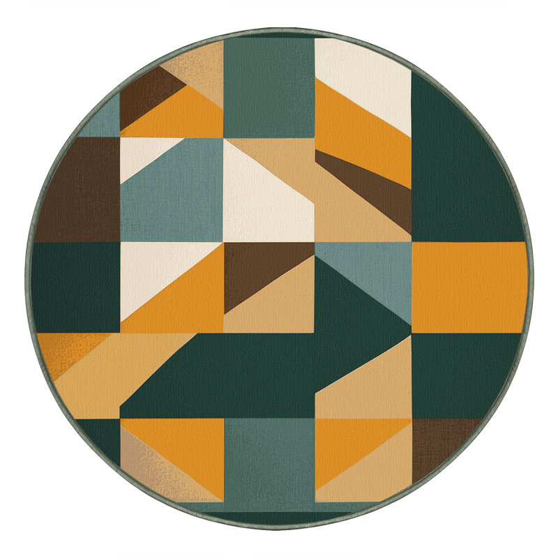Chunky Lands Rug, Round 3'