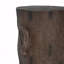 Tabouret de table d'extérieur à piédestal avec statue de Moai