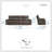 Enjolie 110" Modern & Contemporary Top Grain Leather Power Reclining Sofa with Headrests, Integrated USB Charging Ports, Space-Saving Wall-Hugger Design-315544666