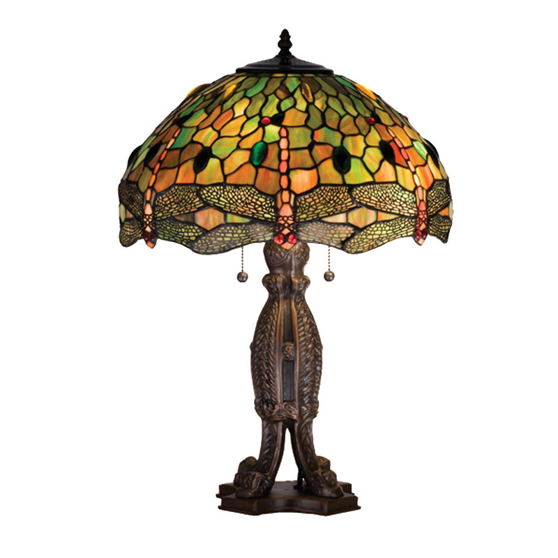 Lampe de table libellule 24,5 po Diane