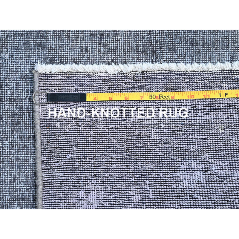 Tapis unique gris 9 pi 9 po x 12 pi 7 po Waugh
