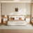 Modern Glossy Nightstand With Soft-Glow LED Base