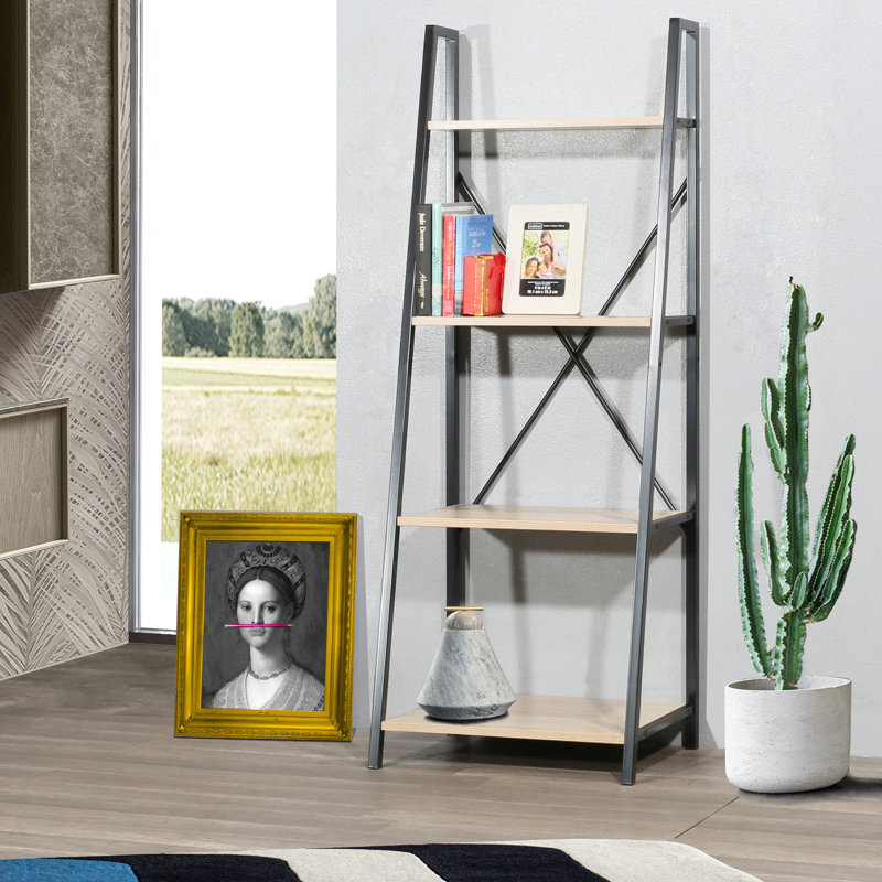 Reynold Ladder Bookcase, Oak