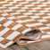 Dominique Abstract Checkered Fringe Area Rug