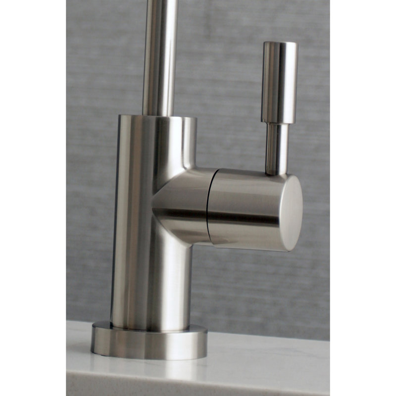 Kingston Brass Concord Single-Handle 1-Hole Deck Mount Water Filtration Faucet, Brushed Nickel