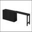 Buffet 89,7 po en bois avec table extensible, armoire de rangement multifonctionnelle pour divers espaces domestiques-903874447
