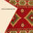 Custom Size Anti-Bacterial Non-Slip Southwestern Red Rovel Design Low Pile Hallway Runner Rugs-693739026