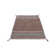 Azizi Striped Hand Woven Cotton Brown Rug