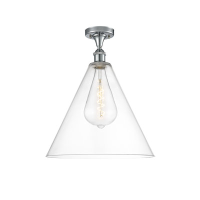 Anastasiea Glass Semi Flush Mount