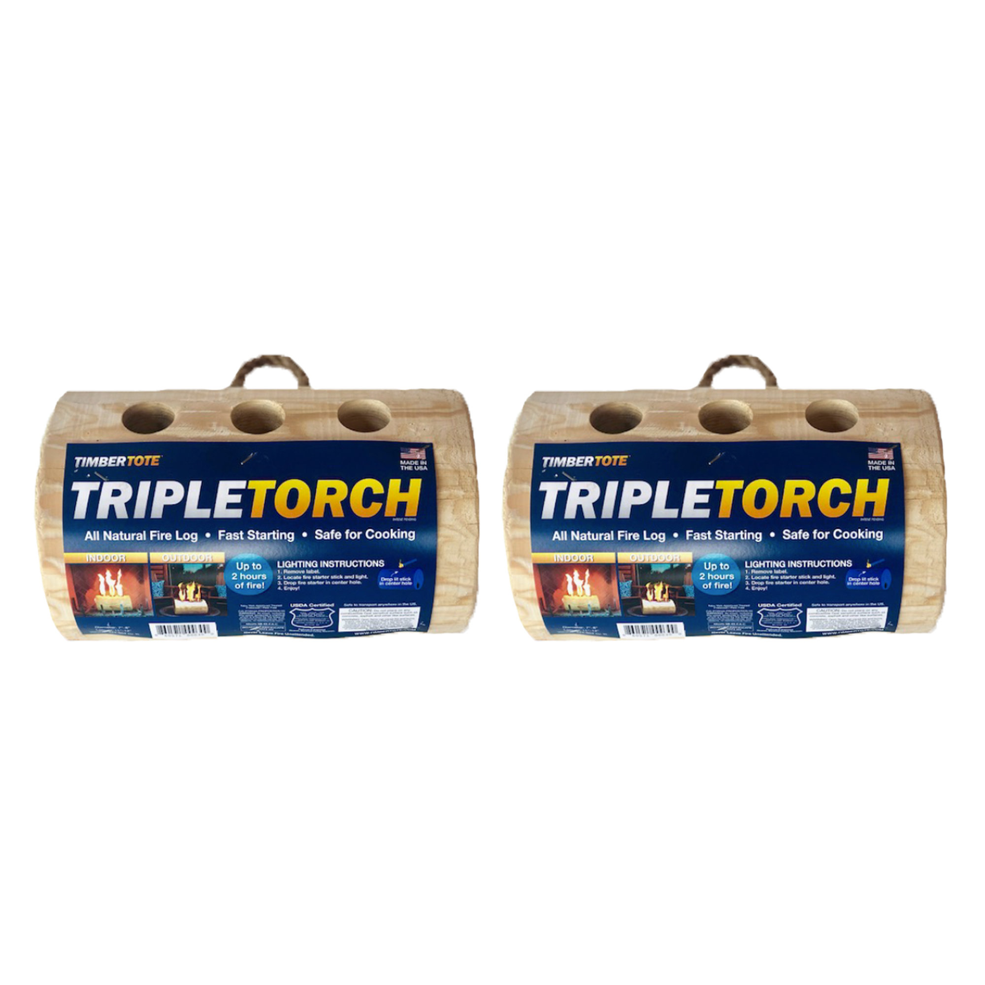 Timber Tote Timbertote Tripletorch Campfire Wood Log | Wayfair