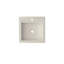 Surface de salle de bain blanche matte