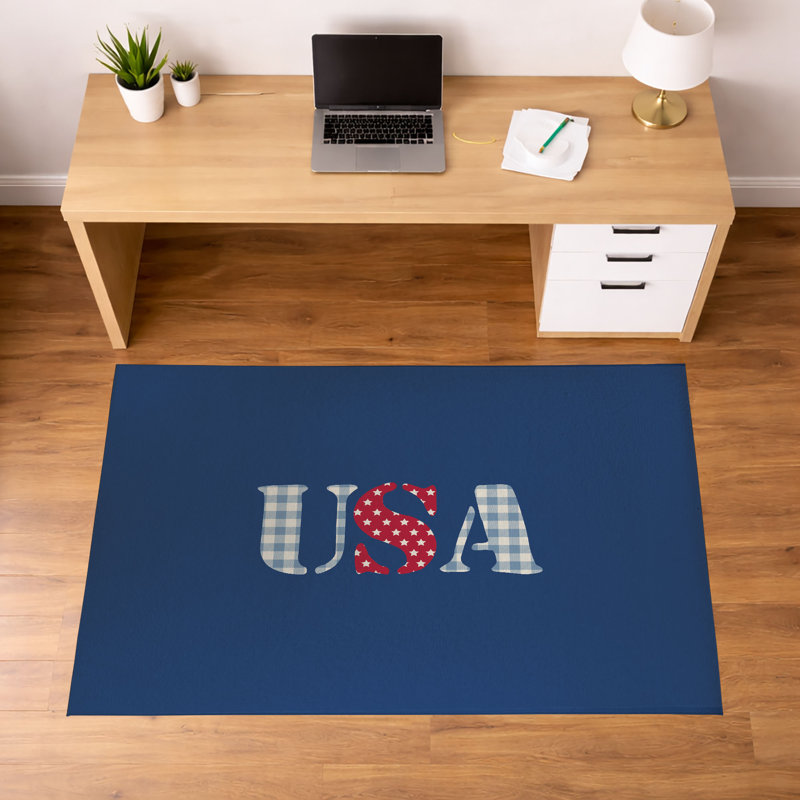 Tapis de sol antidérapant USA, L 84 po x P 60 po
