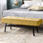 Banc rembourré 39,4 po Velours côtelé-1170276524