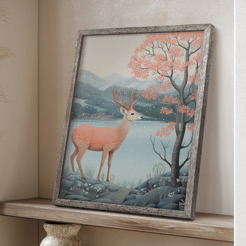 ANIMALS Series CDLXVII, reproduction encadrée - bois massif, H 15 po x l 12 po