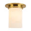 Mineral 8-in Brass Flush Mount-2016278281-2016278276
