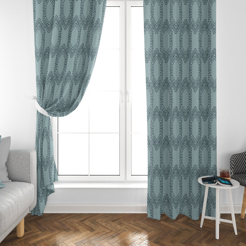 Paire de rideaux obscurcissant en polyester Diamon, L 20 po x L 52 po