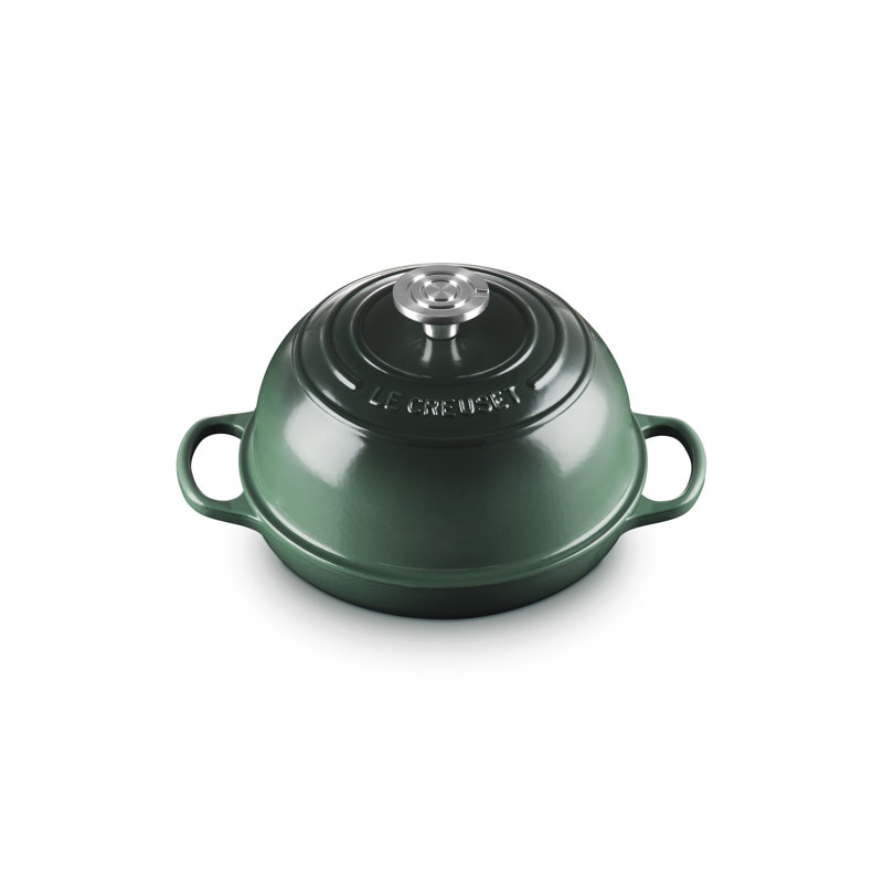 Le Creuset Enameled Cast Iron Signature Round Bread Oven 9.5In - Artichaut Crucible Ss Knob, Artichaut