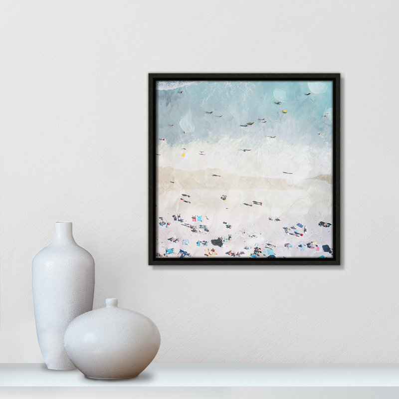 «Beaching Out II» par Milli Villa, Espresso, H 13,5 po x l 13,5 po