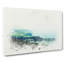 Port Isaac In Cornwall In Abstract - Wrapped Canvas Print-1739776781