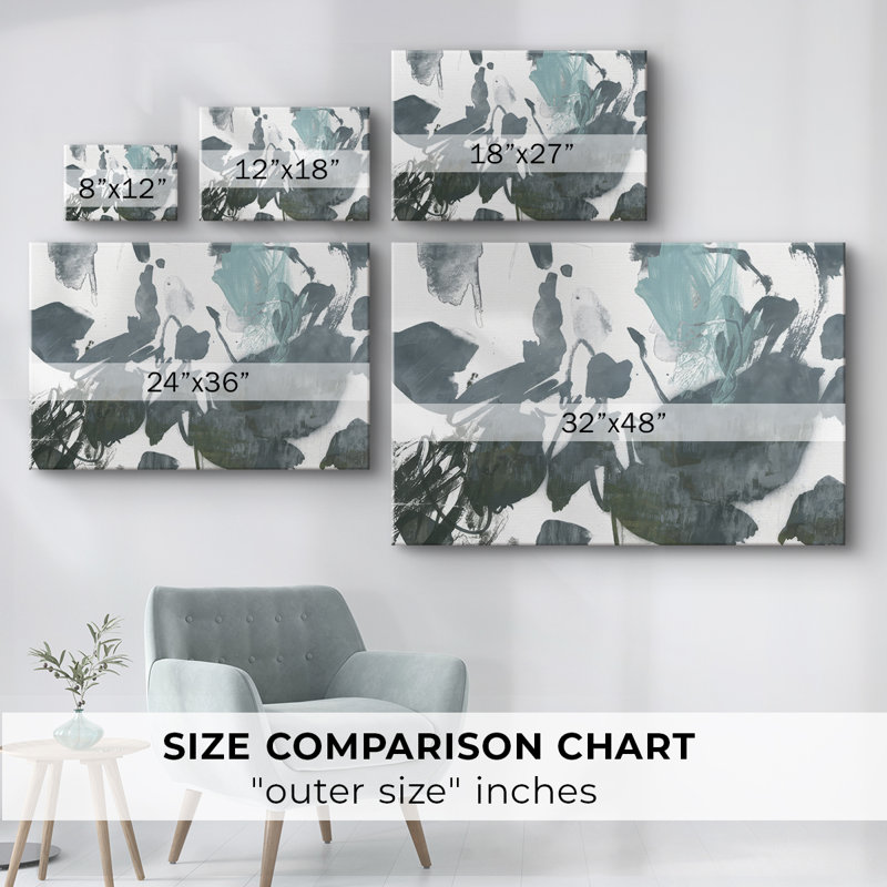 Word Bubble I -Gallery Wrapped Cavas, 24" H x 36" W