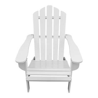 Chaise Adirondack en bois massif Basham