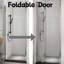 Portique pivotant en verre 30 po à 31 po x l 72 po x H 72 po