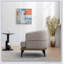 Fauteuil demi-tonneau moderne avec accoudoirs rembourrés-1237164116