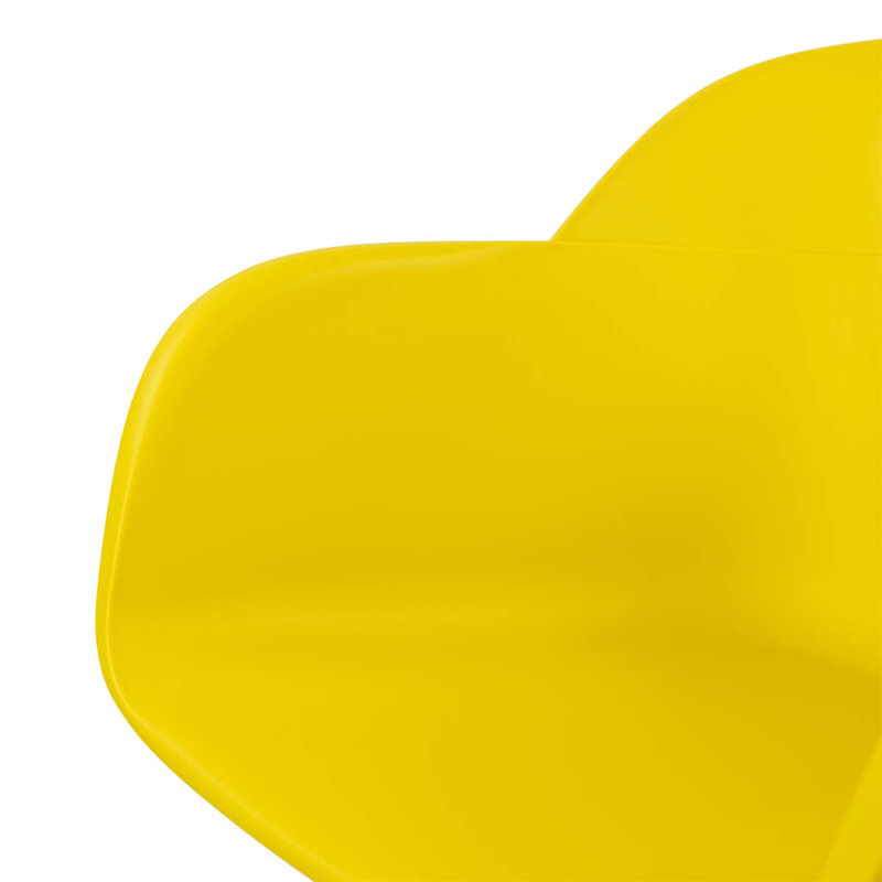 Koeninger 48cm H Armchair, Yellow