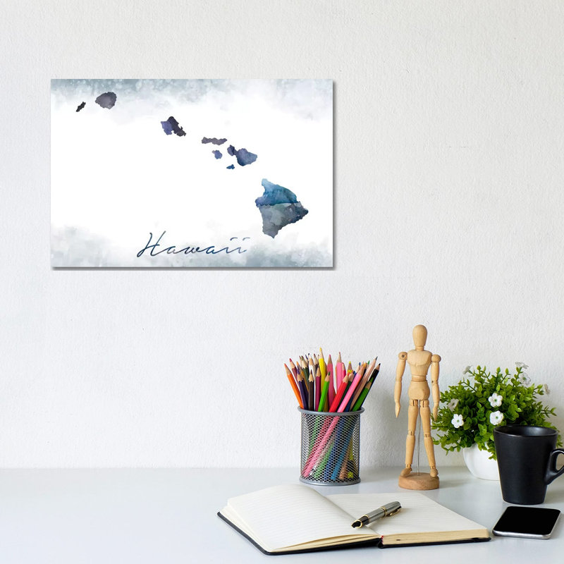 «South Carolina State Bluish», reproduction sur toile tendue, H 8 po x l 12 po x P 0,75 po, Hawaï