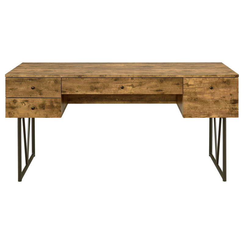 Bureau d'écriture à 4 tiroirs Sonoma Driftwood, Brun muscade