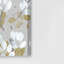 Mustard On Gray Blooms II - Wrapped Canvas Painting-1844692458