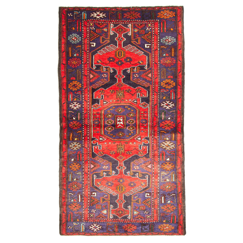 Tapis bleu Konya Anatolian 3 pi 8 po x 7 pi 0 po